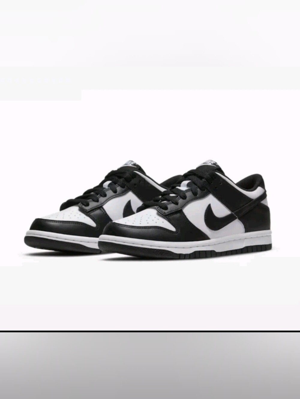 NEW Nike Dunk Low Panda GS Black/White CW1590-100 | Big Kids Size 5 (Womens 6.5)